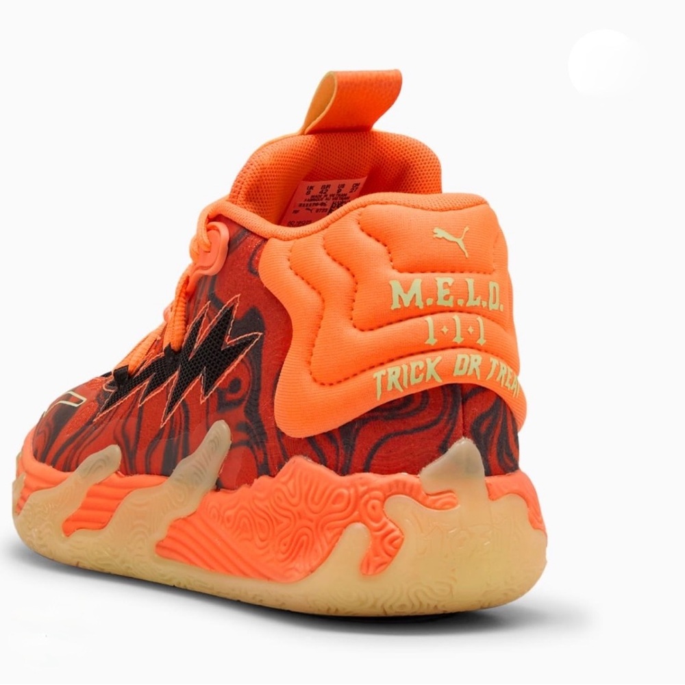 Puma MB.03 'Halloween' Men’s Basketball Shoes in the Fluro Orange Pes/PUMA 9.5 - Picture 7 of 17